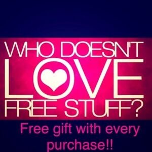 EVERY purchase from my closet you get a free GIFT plus chance to win $30 prize